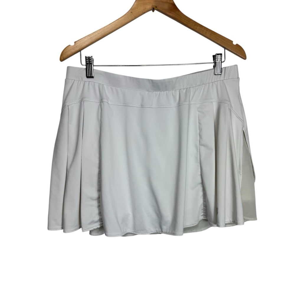 K Swiss White‎ Pleated Sports Tennis Skort XL Pickle Ball